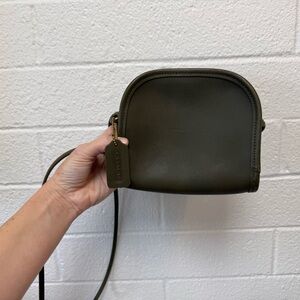 Vintage Coach Abbie Olive Green Crossbody Bag Loden 9017 RARE COLOR